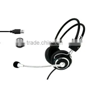 Computer USBM Headset Headphone thumbnail-1