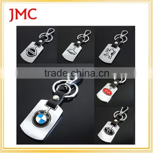 New Custom Metal Car Logo Brand Shape Keyring Keychain for Car thumbnail-1