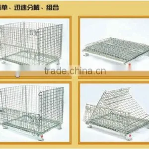 Hot Sale 4-wheels Warehouse Equipment Storage Cage thumbnail-1