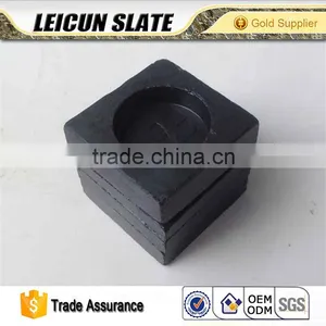 Rough Eage Square Slate Soap Dish thumbnail-2