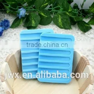 Blue Silicone Soap Support Restroom Hands Washing Tool thumbnail-6