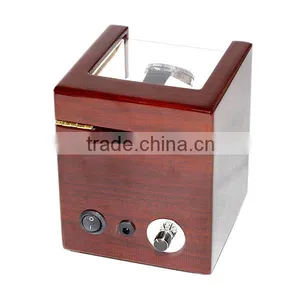 Finished Wooden Volta Automatic Single Watch Winder thumbnail-2