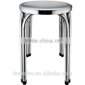 Update International Stainless Steel Top Work Stool Bar Stool thumbnail-1