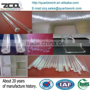 7 Hole Fiber Optic Capillary Quartz Tube thumbnail-1