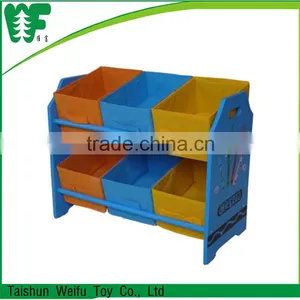 China Supplier High Quality Kids Wooden Wall Shelf Design thumbnail-1