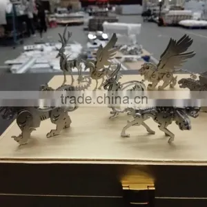Stainless Steel Eiffel Tower Made via Laser Cutting thumbnail-6