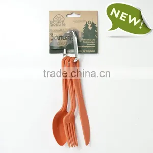 100% Natural Eco-friendly Cutlery Set(fork,knife, Spoon) thumbnail-5