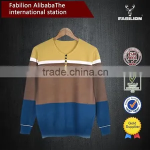2015 Autumn New Design the Most Popular Sweater Low Collar for Latest New Style Sweater thumbnail-2