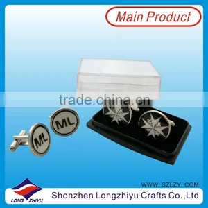 Double Button Cufflinks Tie and Cufflinks Set thumbnail-1