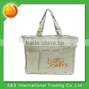 Portable Large Content Custom Teacher Tote Bag thumbnail-3