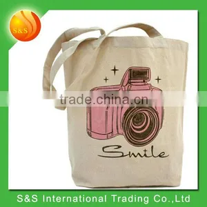 Camera Pattern Canvas Travel Shopping Tote Bag thumbnail-1