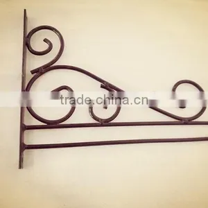 Decorative Wrought Iron Garden Hanging Hook thumbnail-1