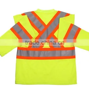 Custom Clothing 3m Hi-Vis Reflective Tape Safety Work Shirt thumbnail-2