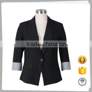 Clothes Supplier 2016 New Cheap Office Jacket for Women thumbnail-1