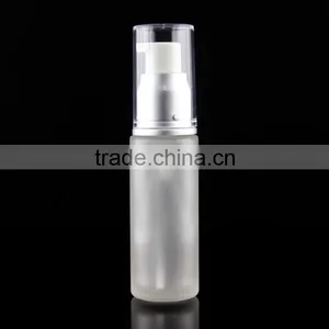American 50 /60 Lotion Bottle Glass With Silver Pump thumbnail-2