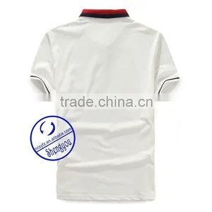Custom Cotton Plain Dyed Mens T-shirts Polo Wholesale China thumbnail-6