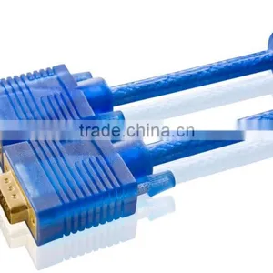 NICKEL PLATED VGA CABLE MALE TO MALE FOR COMPUTER thumbnail-2