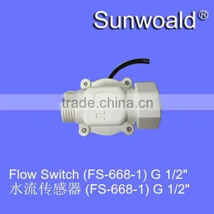 DN15 1/2" Rate 0.7~30L/min FDA Plastic Water Pump Magnetic Flow Switch for Detect if Not Water Prevent Machine Burn thumbnail-1