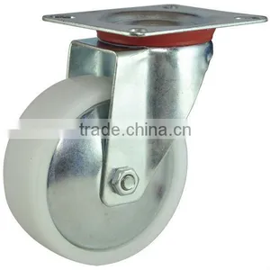 White PP Caster,white PP Castor,PP Industrial Caster Wheels thumbnail-1