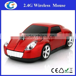 2.4ghz Sport Car Shaped Wireless Optical Mouse thumbnail-4