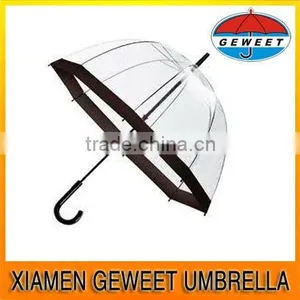 Competive Price Good Quality Vogue Mushroom Kid Transparent Umbrella thumbnail-1