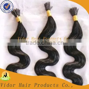 Nice Quality Brazilian Pre Tipped Keratin Hair Extensions/virgin Pre Bonded Fusion Hair Extensions/Pre Bonded Hair Extensions thumbnail-1