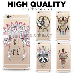 Transparent Clear Soft TPU Cell Phone Case For Apple Case For Iphone6s Case 6 Plus Phone Cover For Samsung Galaxy j7 thumbnail-1