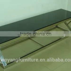 Cross Stainless Steel Legs Rectangle TV Stand(TV2047) thumbnail-1
