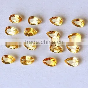 Top Quality Citrine Loose Pear Faceted Cut Gemstone thumbnail-3