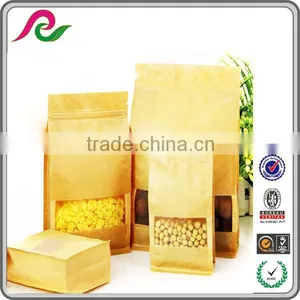 Factory Price Foil Lined Kraft Paper Gusseted Pouches For Food Packaging thumbnail-1