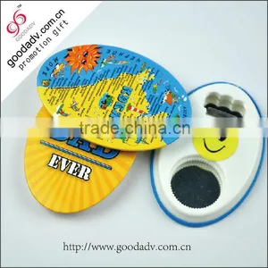2015 Custom Novelty Round Shape Fridge Magnet Bottle Opener thumbnail-2