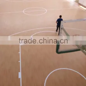 Best Price Indoor Anti Slip Roll Wood Look Pvc Basketball Court Flooring thumbnail-3