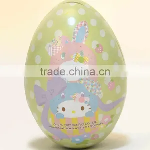 Egg Shape for Christmas Gift With Attractive Design Tin Box thumbnail-4
