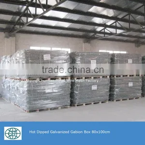 Zinc95% Al5% Coated Galfan Wire Gabion Box Made of Hexagonal Wire Mesh for Rockfall Netting thumbnail-4