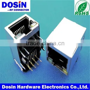 Network RJ45 Connectors, Straight RJ45 Jack Pcb Mount Connector, Modular Jack thumbnail-1