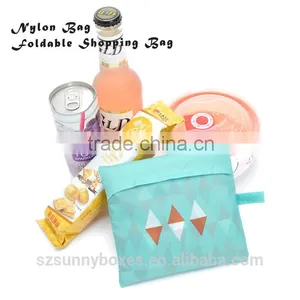 2016 New Style Colorful Nylon Foldable Lamination Bag for Shopping Quality Choice thumbnail-6