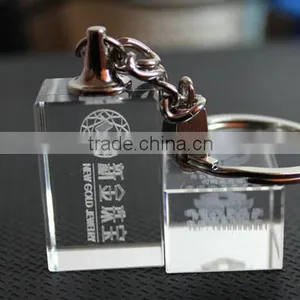Wholesale Cute Small Crystal Cube Keychain Gift thumbnail-2