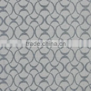 2016 New Arrival Curved Shape 100% Polyester Linen Like Jacquard Window Curtain Fabric thumbnail-2