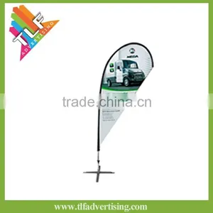 Polyester Flags & Banners Material and Advertising Usage Feather Beach Flag thumbnail-1