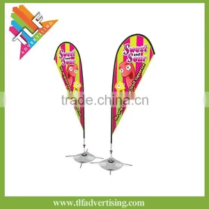 Flying Style and Printed Type Outdoor Feather Fly Teardrop Banner Flag thumbnail-1