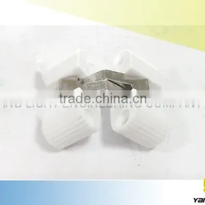 Taiwan Manufacturer Excellence Made Plastic Injection With Metal Parts White Color Invisible Hinge thumbnail-3
