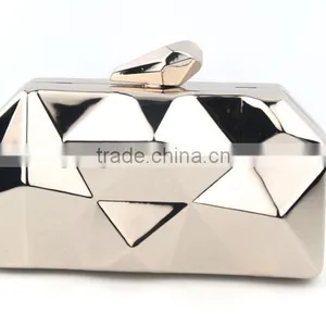 China Wholesale Woman Bag Box Clutch Evening Bag Metal Bag Clutch Evening Bags China Wholesale thumbnail-1