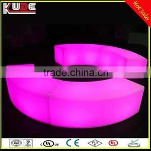 Popular Stylish LED Plastic Snake Bench Chair & Garden Furniture thumbnail-1