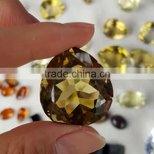 Tear Shaped Faceted Citrine Crytal Beads Crystal Pendulum Jewelry thumbnail-2