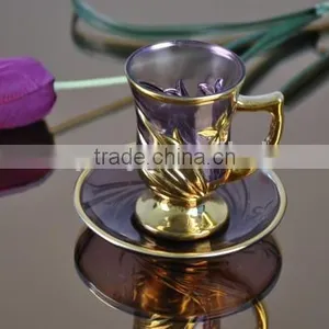 Glass Tea Cup Saucer Set thumbnail-3