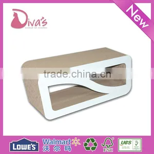 Wholesale Elegant White Cat Scratching Post Cat Sleep Rest Scratcher thumbnail-3
