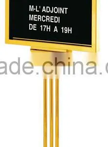 Billboard Titanium Jinshui Brand Exhibition Card Display Welcome Card Display Stand thumbnail-1