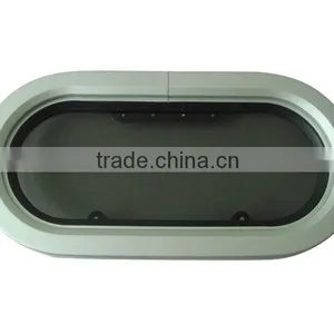 Oval-Shape Aluminum Opening Portlight for Yacht thumbnail-1