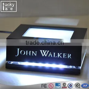 LED Bottle Display Rotating Base Wine Glorifier thumbnail-2