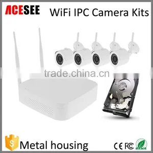 ACESEE 720P Waterproof Wifi Outdoor IP Camera NVR Kits 4CH WIFI NVR & WIFI IP Camera Kit thumbnail-1